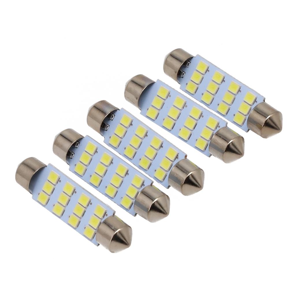 LED Interior Light Parts T10 White 20 Pcs 31mm 42mm