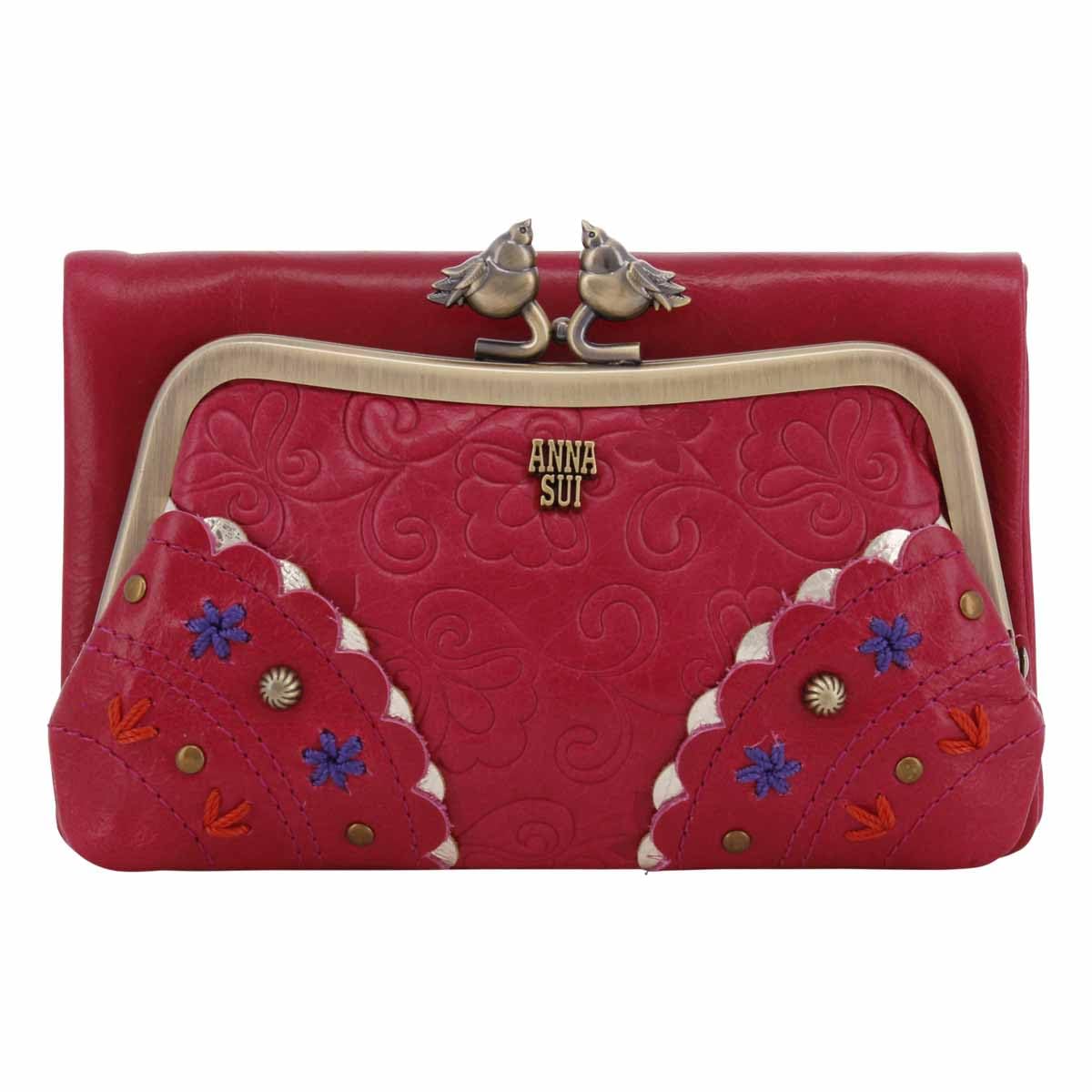 

Кошелек бифолд с застежкой из натуральной кожи Little Bird 317111 ANNASUI Розовый [ANNASUI] Женский [31]