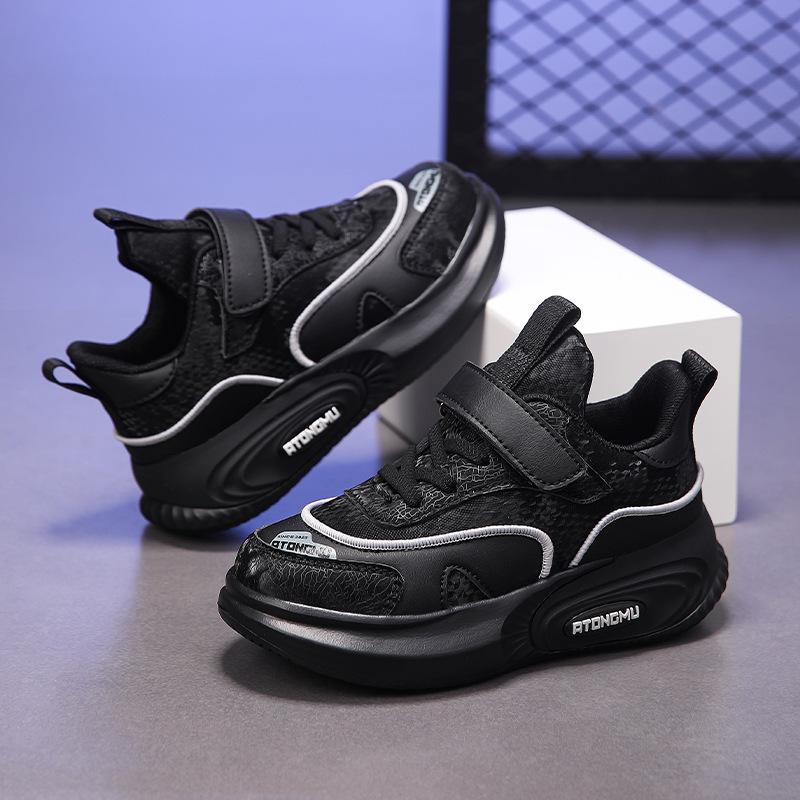 Children's Shoes Little Boys Basketball Shoes 2025 New Four-season Wear-resistant and Non-slip Sports Shoes Boys' Actual Combat Sneakers
