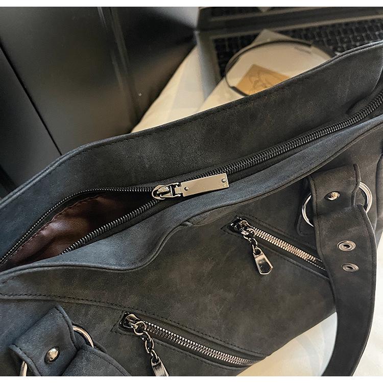 Neue Damen Mattierte Tragetasche & Umhängetasche mit großem Fassungsvermögen