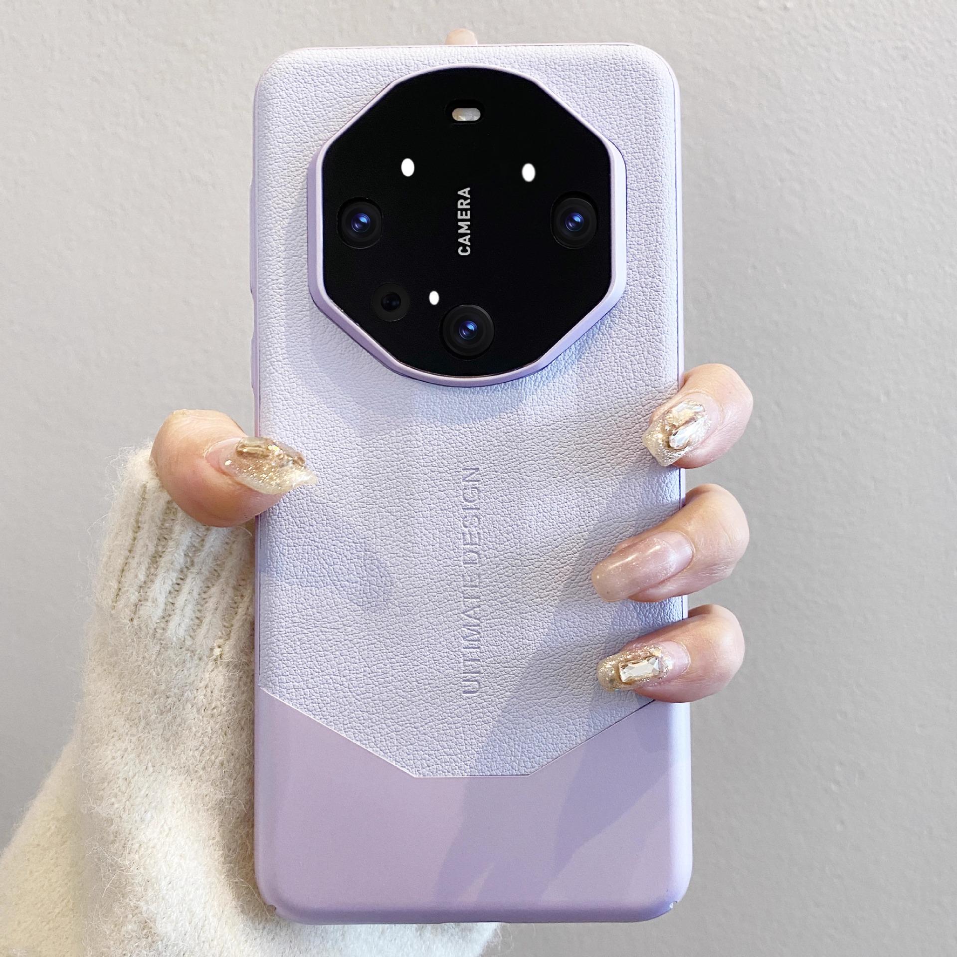 

Applicable To Huawei Mate60pro New Mobile Phone Case Mate60RS Genuine Leather Ultra Thin 70pro High End Men and Women s Style Huawei Mate 40 RS Porsche Design