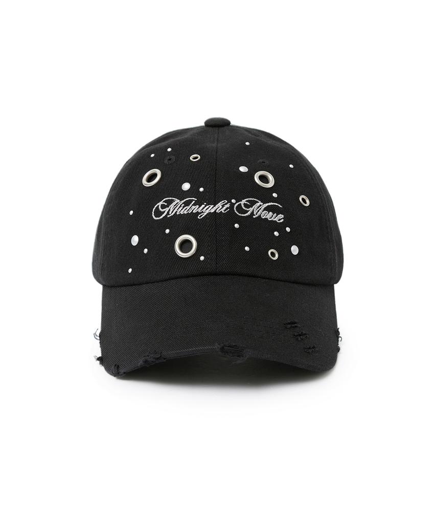 MIDNIGHT MOVE Eyelet Cap (Black)