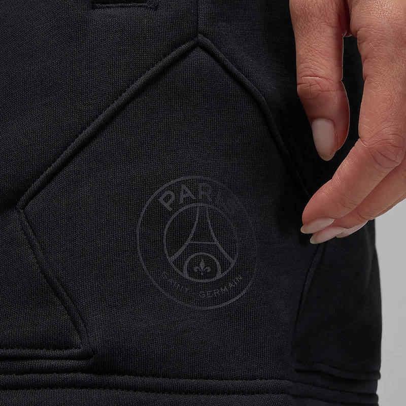 (WMNS) Shorts Molleton Air Jordan Paris Saint-Germain Tailles Asiatiques 'Off Noir' Femme FV7752-045