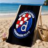 Ręcznik plażowy Klubu Koszykarskiego Dinamo Zagrzeb, Szybkoschnący, Łatwy w pielęgnacji, Odpowiedni zarówno do fitnessu, jak i na wakacje nad morzem, Niezbędny sportowiec