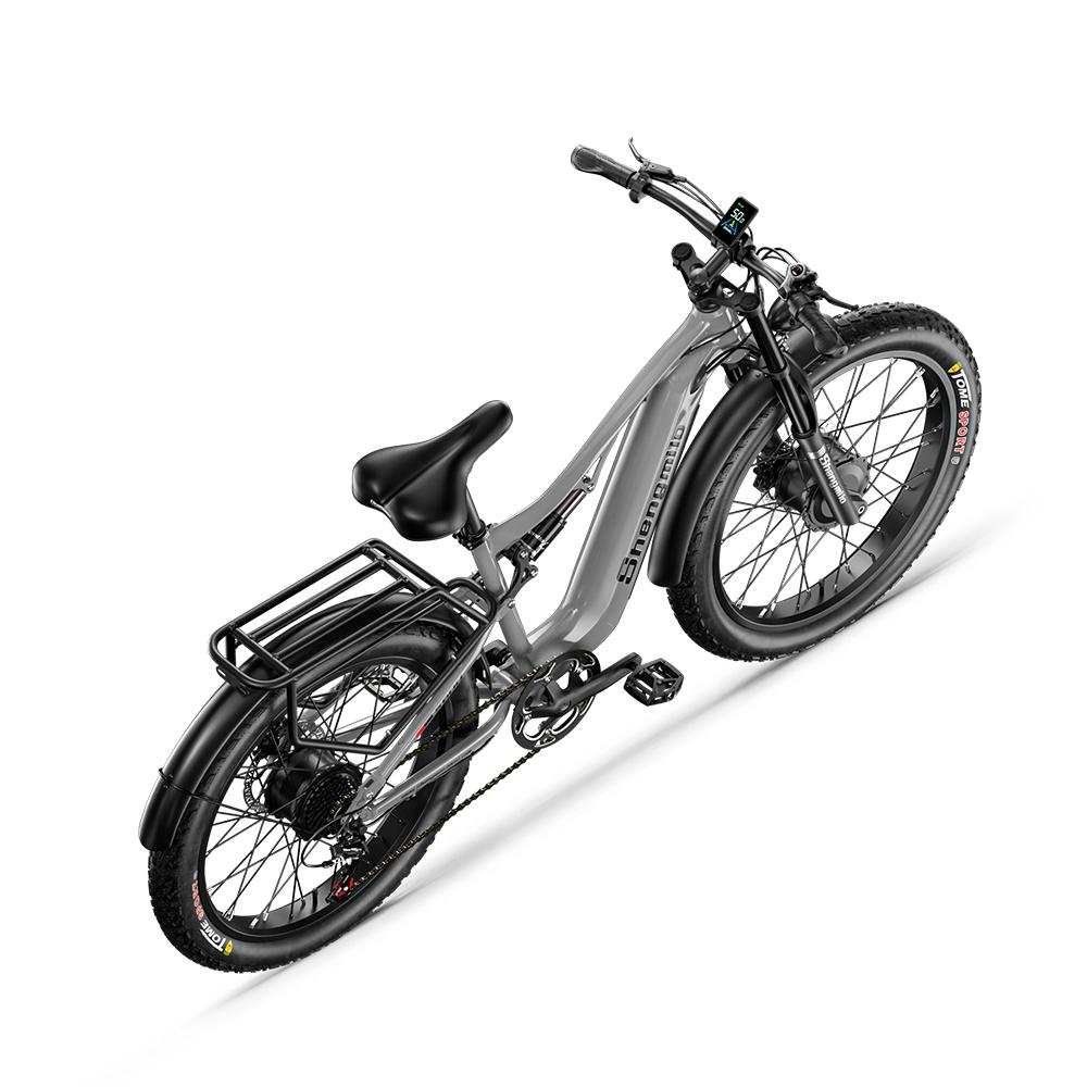 Shengmilo S600 Electric Bicycle 2000W Dual Motor 48V17.5AH Electric Bike 26 Inch Fat Tires E-Bike For Adult Mountain Ebike