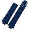 High Quality fluoro rubber Waterproof Watchband 24-12mm For Oris 7740 7730 Sports Watch Strap men Stainless Steel Folding Clasp