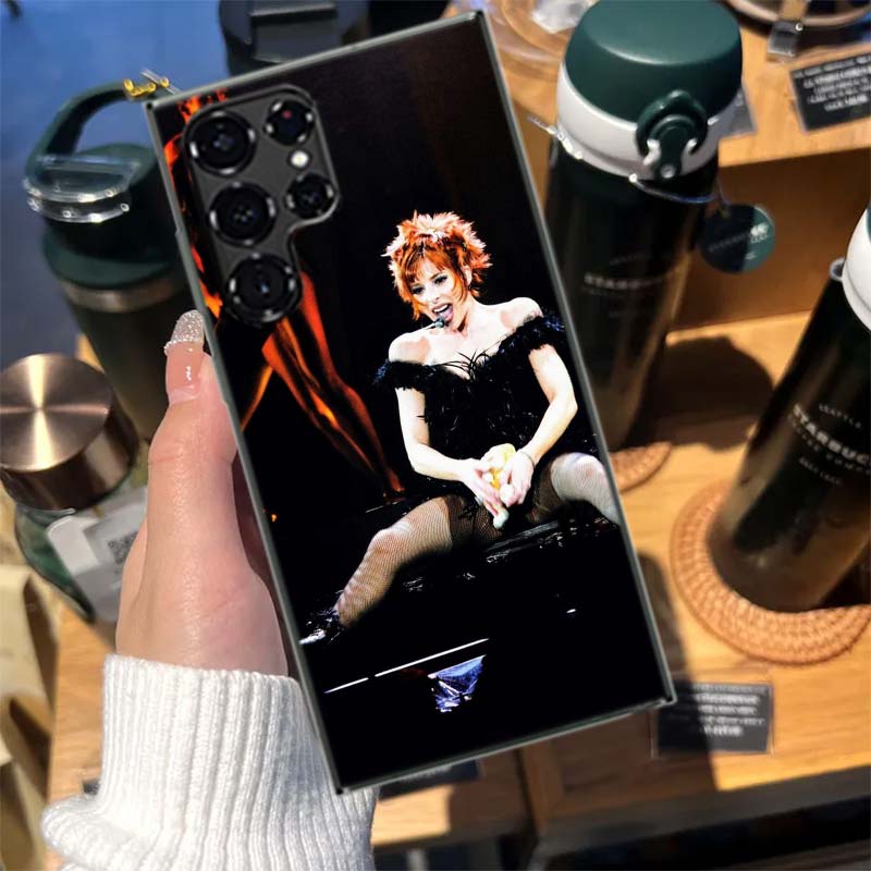 Mylene Farmer Cases Phone Case for Samsung Galaxy S26 Ultra S25 Edge S24 S23 FE S21 Plus S20 S22 S10 Cover TPU Capa Shell Shockp