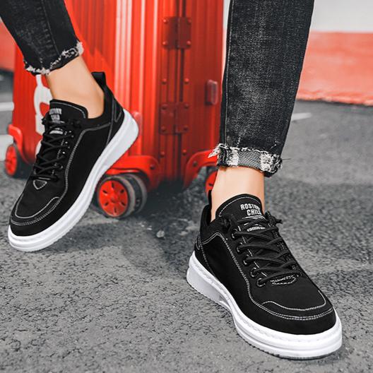 Canvas Shoes for Men, Breathable Ice Silk Fabric Shoes for Summer, New Korean Style Trendy and Versatile Men's Low Cut Shoes for One Foot