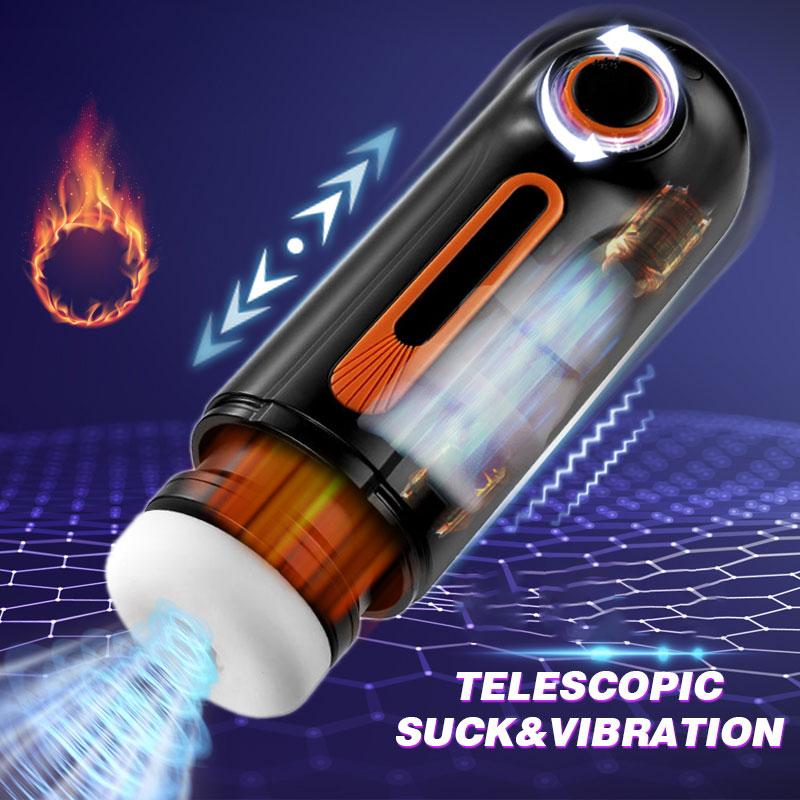 6in1 Automatic Telescopic Sucking Vibration Masturbators For Men Pussy Vaginas For Men Real Blowjob Sex Toys For Men