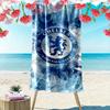 Chelsea F Print Strandtuch, Großes Weiches Schnelltrocknendes Handtuch für Strand Camping Schwimmen