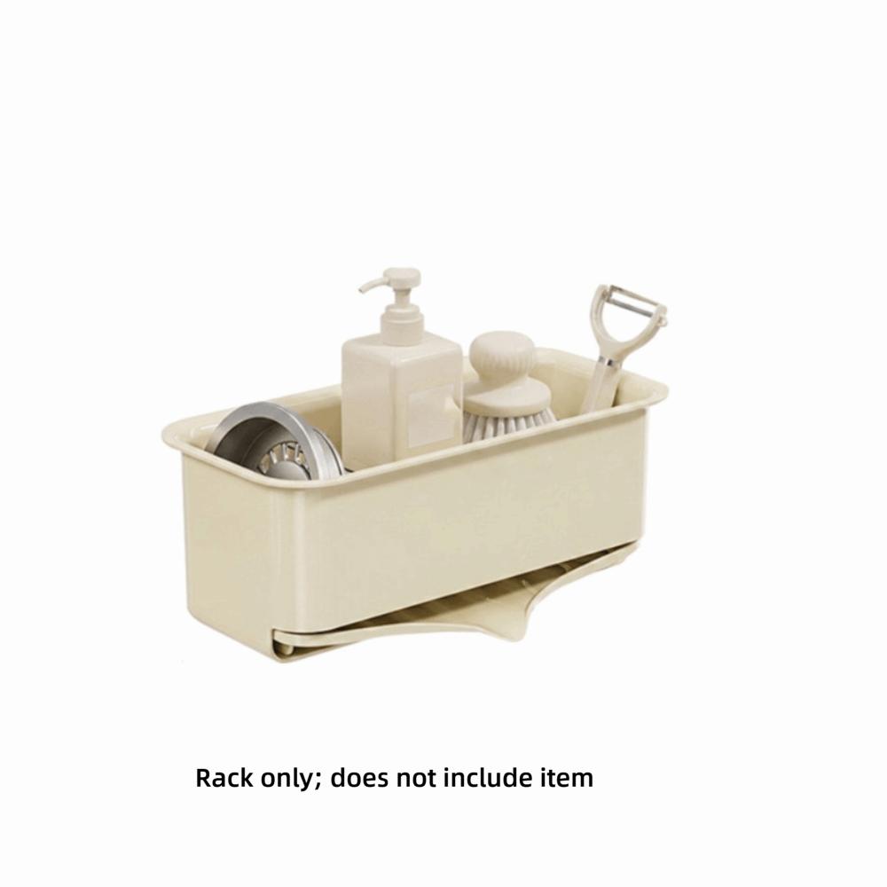Wall-mounted Kitchen Sink Sponge Holder Ventilated Sponge Storage Box  Kitchen Counter-top