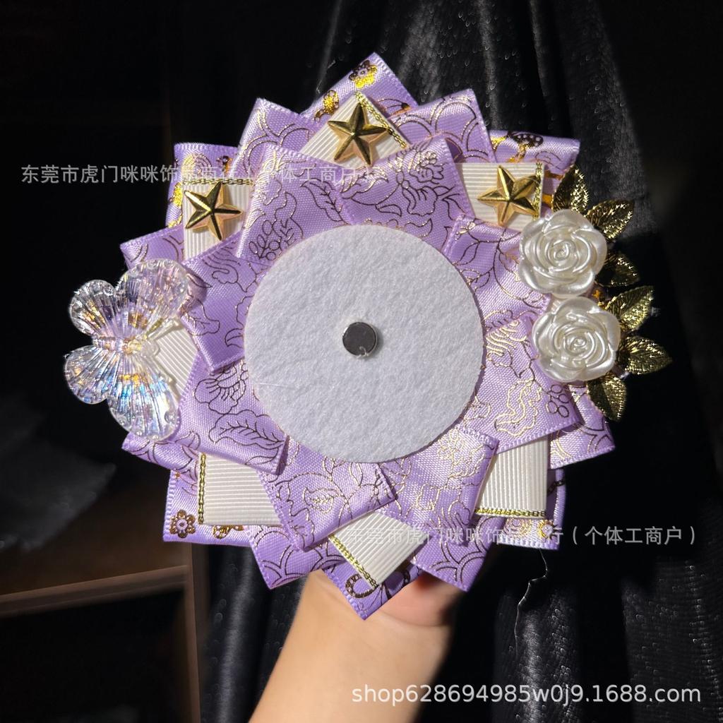 2025 new cabbage badge holder two-dimensional peripheral pendant bar star decorative brooch display holder in stock
