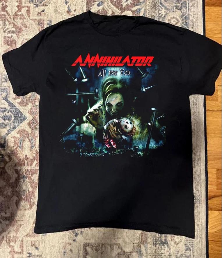Annihilator Band All for You Album Tour Unisex T-Shirt Cotton TS387