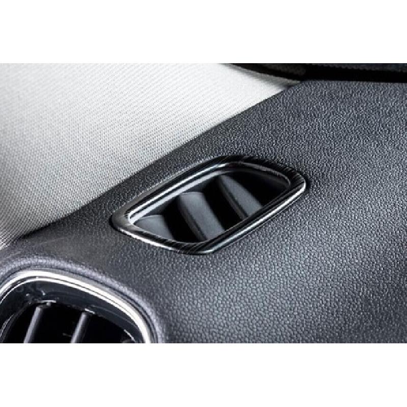 For Mini Cooper Countryman F60 Black Steel Dashboard Upper Air Outlet Vent Trim