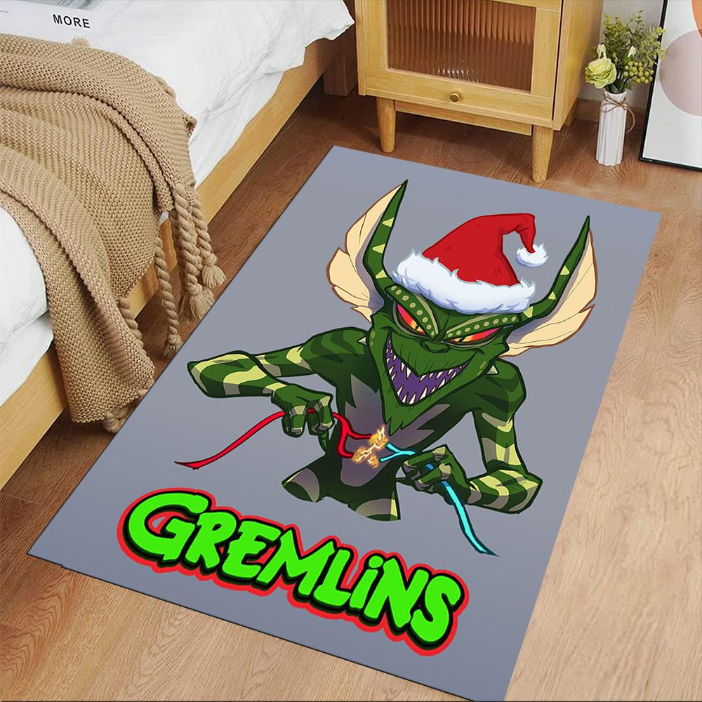 Gremlins Floor Mat Perfect for Dormitory Outdoor Hallway Entryway Antislip Carpet Decorate Offices Best for Christmas
