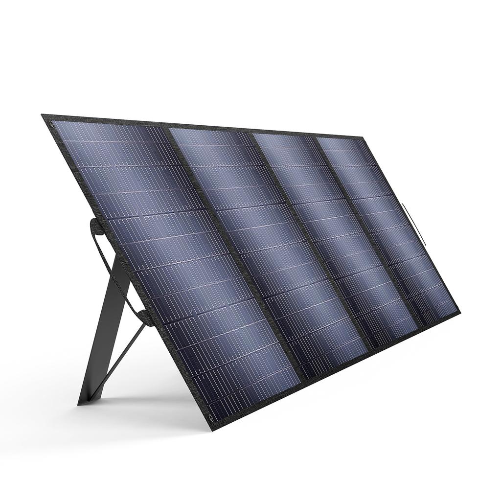 Portable 400W Foldable Solar Panel with ETFE, High Efficiency 24% Monocrystalline Solar Charger for Outdoor Camping