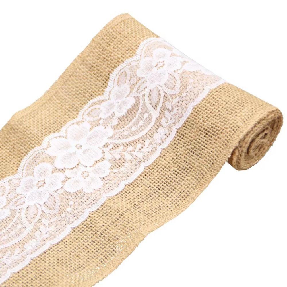 15cm Lace Seat Back Strap Vintage Lace Linen Ribbon Roll Clothing Decoration