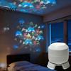 Multi Scene Mood Light Star Projector Night with 360 Degree Rotating, Ocean Lamp for Bedroom, Ambient Lighting Home Theater Adjustable Focus