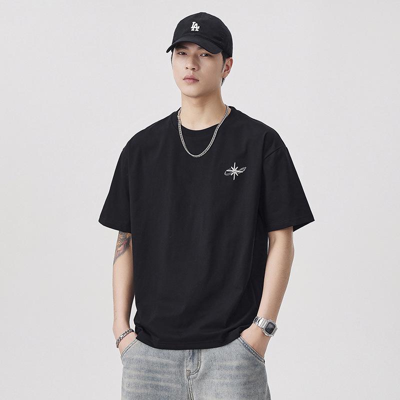 Men's Trendy Summer Short-Sleeved Embroidered T-Shirt