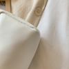 Women PU Leather Clutch Bag Solid Female Cylinder Tote Phone Small Purse Handbag