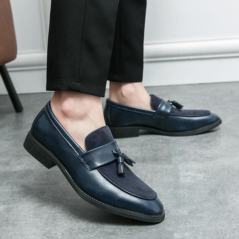 Fashion Men's Formal Loafers Fashion Splicing Design Style Leisure Business Party Daily Office Outdoors Wedding Men's Leather Shoes