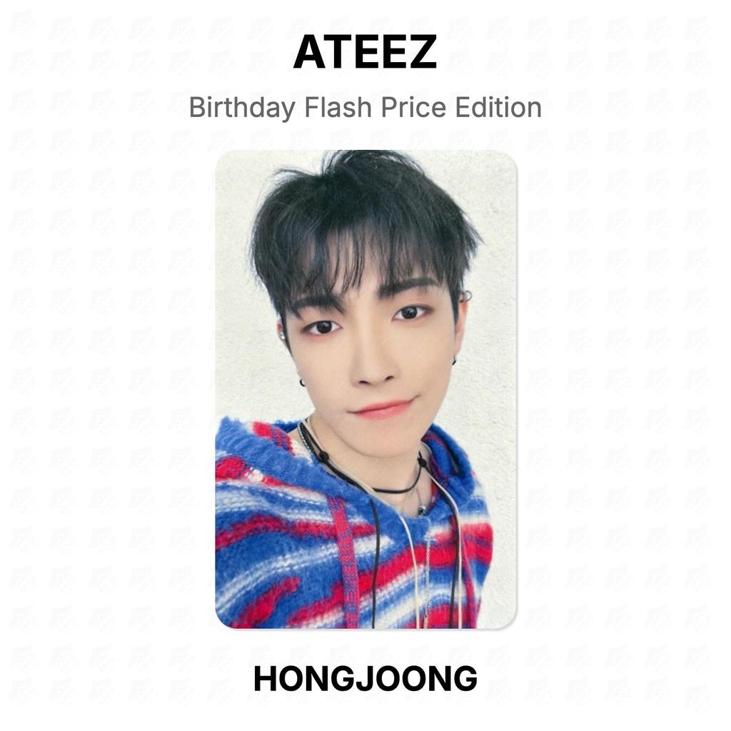 ATEEZ Birthday Flash Price Edition Official Photocard