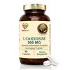 NutraLiebe L-Carnosine 500mg - Premium Antioxidant and Anti-Aging Support, 90 Capsules