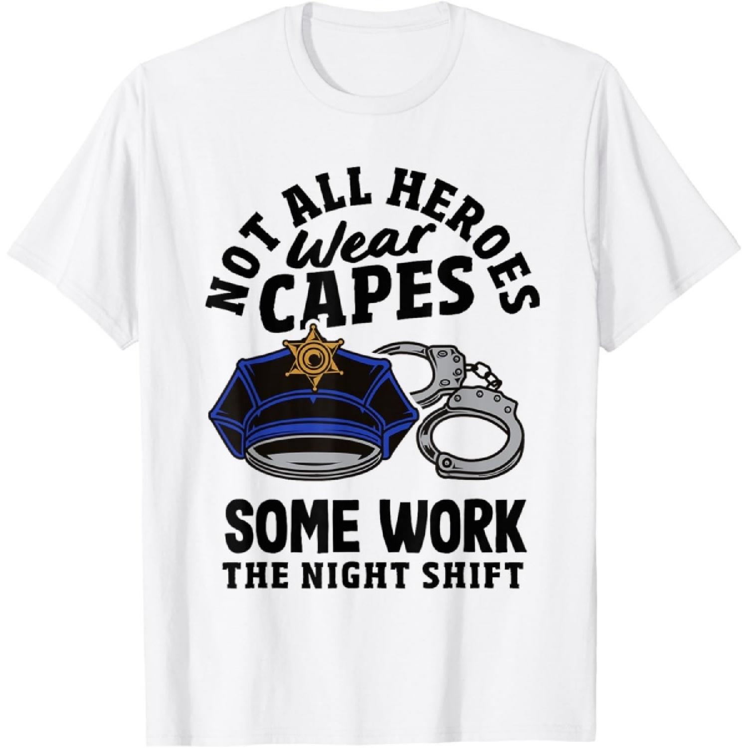 Футболка «Полицейский ночного патруля, подработка» S