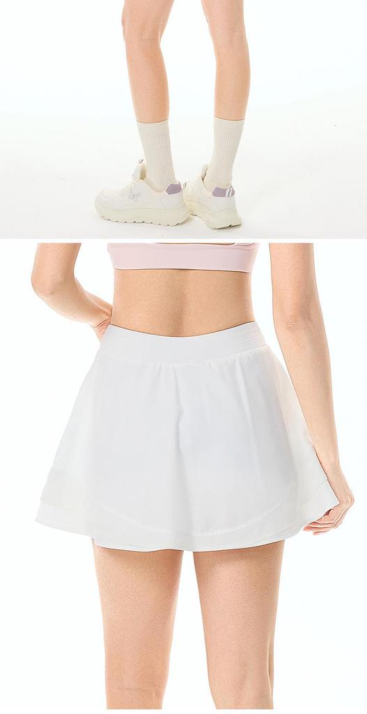 Cross-Border Women's High-Waisted Quick-Dry Sports Skort for Yoga, Fitness, Running, and Dance