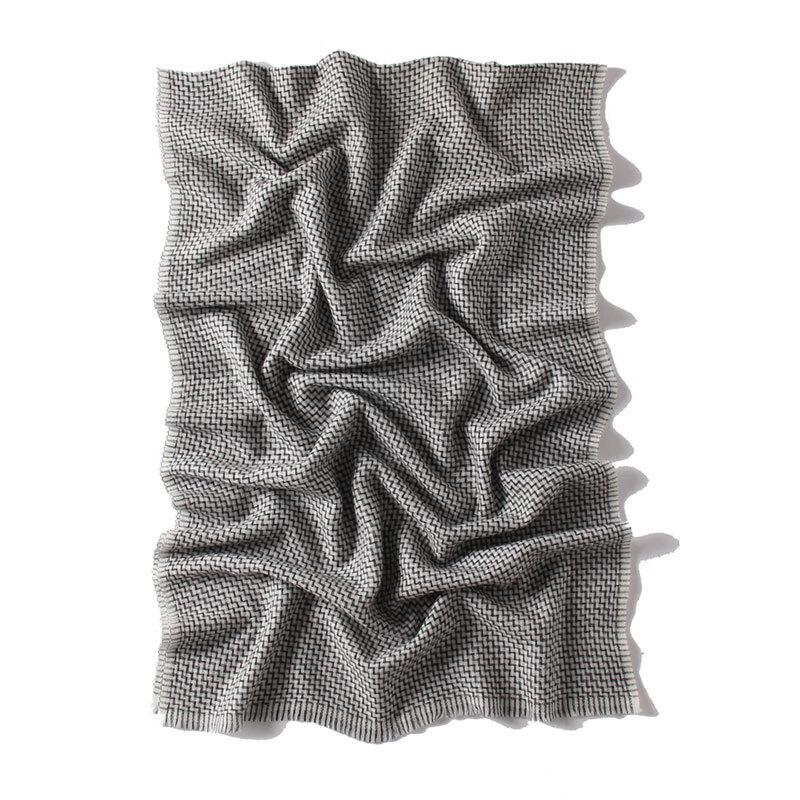 

G·TENNA NXW193 Women s Ladder Pattern Wool Scarf 60x200 CM