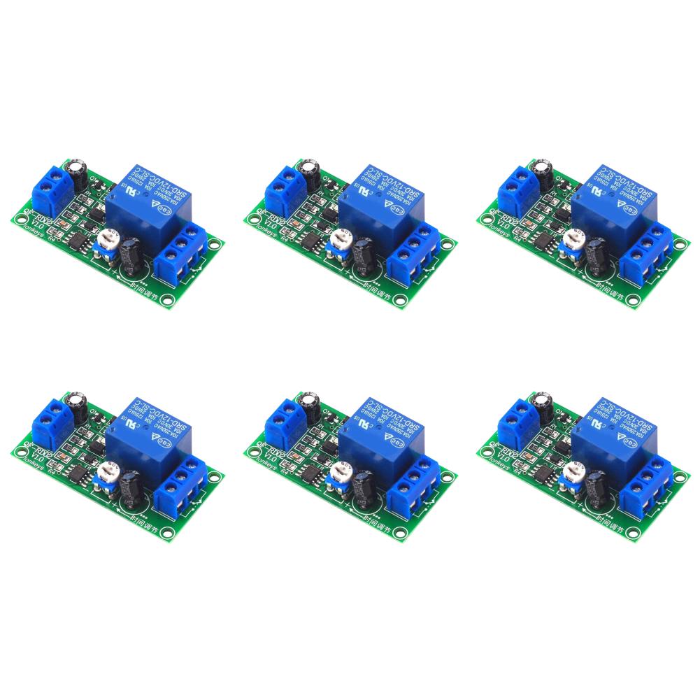 

C# Time Adjustable Delay Relay Module NE555 Timer Control Switch Board 12V DC