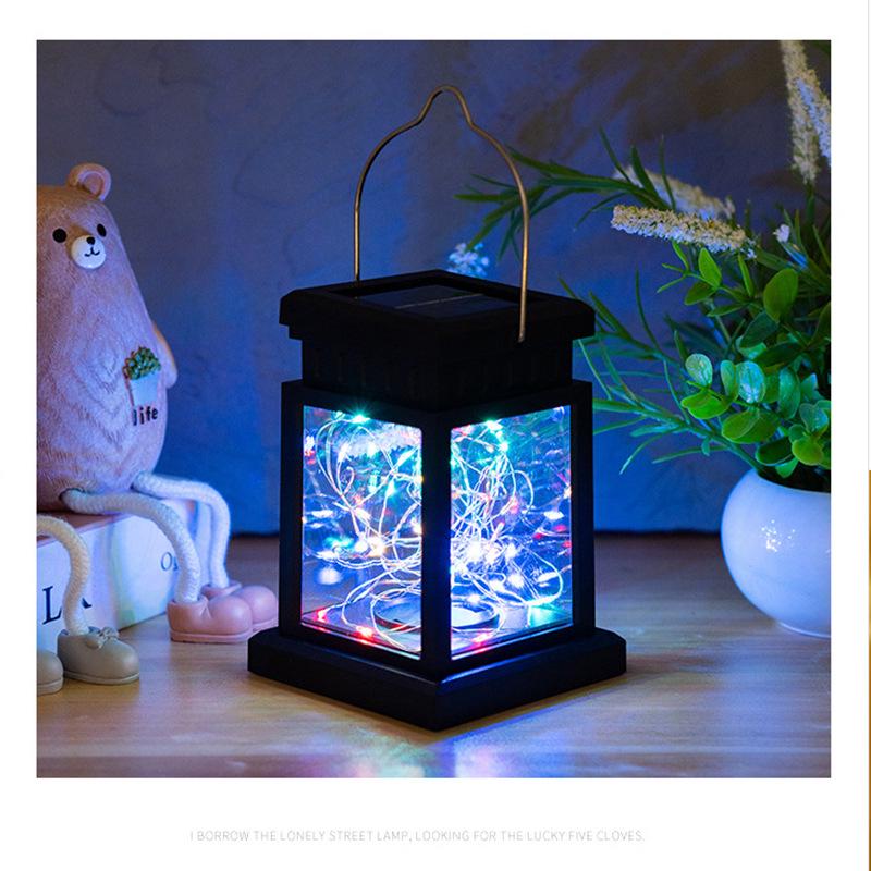 Solar LED Copper Wire Star Lanterns - Waterproof Hanging Garden Lights