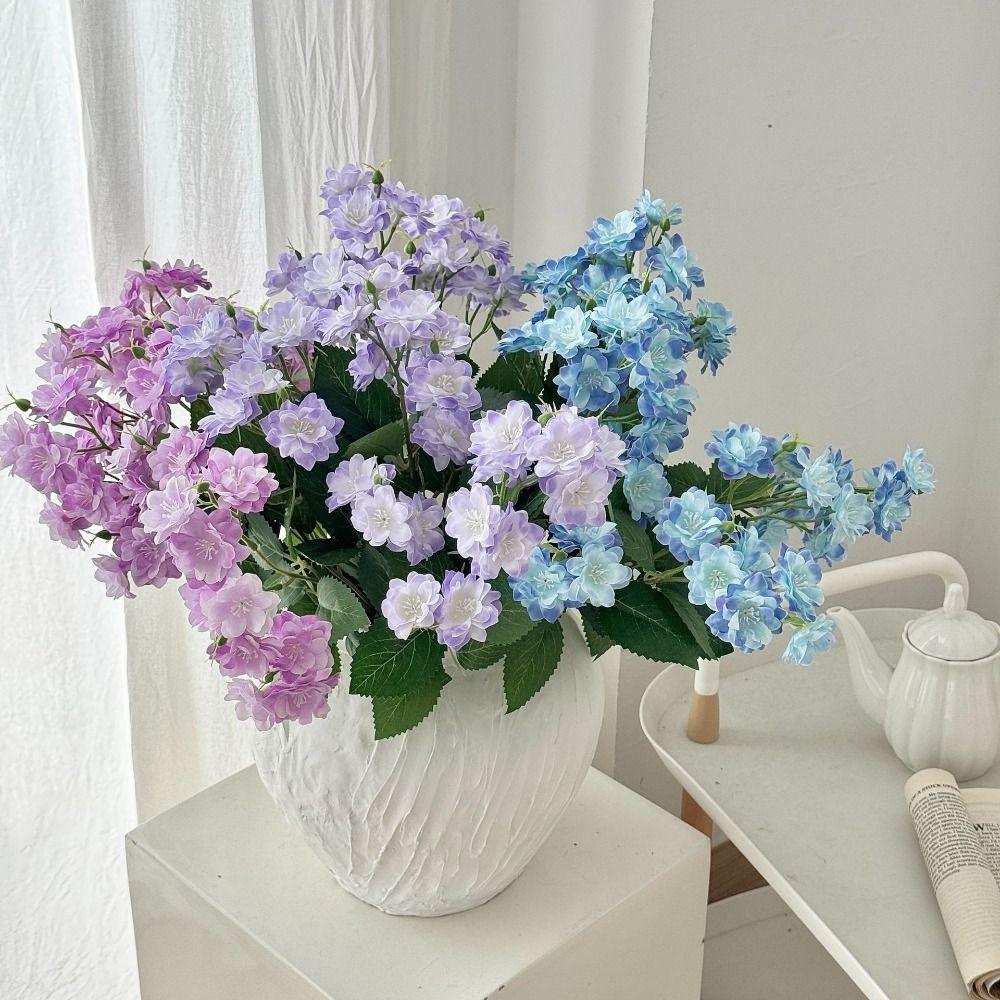 Not Wither Artificial Flower Silk Arrange Flower Bouquets for Wedding Hotel Banquet Decoration