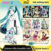 Genuine Hatsune Miku Series Charm Volume II Card Animation Characters Peripheral Children's Birthday Collection Gift Toys