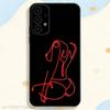 Sexy Body curve Art Woman Phone Case For Samsung S25,S26,S24,S21,S22,S23,S30,Ultra,S20,Plus,Fe,Lite,5G Black Cover