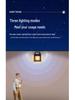 Solar Outdoor Wall Lamp with Motion Sensor - Warm Light for Garden, Courtyard, Balcony