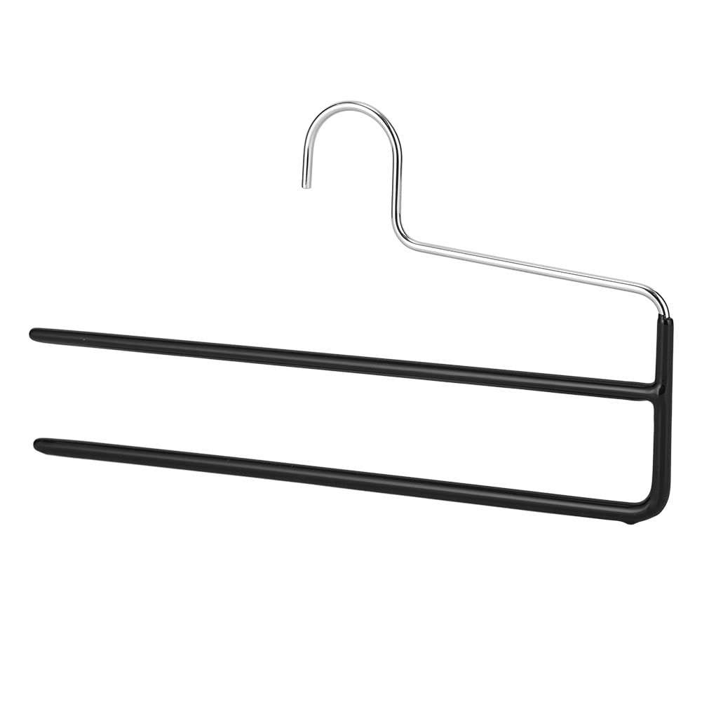 Mawa Set of Mawa Black mawa closet [Mawa] Hanger, Pants, Double, 5, KH2, Hanger, Skirt, Stole, 220005000, (05) black/5, hanger, storage, women's,