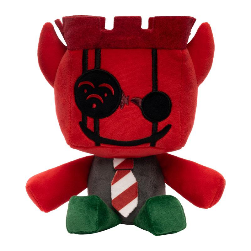 

20cm Anime Forsaken JX1DX1 Plush Toys Cartoon Dress Up Cosplay Stuffed Doll Pillow Decoration Plushie Figure Christmas Gifts красный