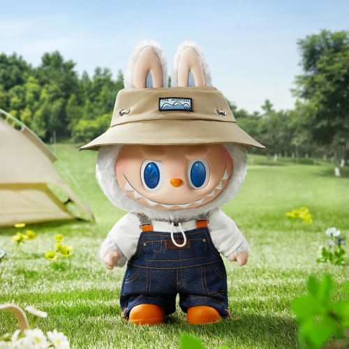 POP MART THE MONSTERS FALL IN WILD Plüschtier, Pop Mart Gachapon, Blind Box Figur, Plastikmodell, Premium Spielzeug, PVC Weichvinyl, Originalcharakter, Bir