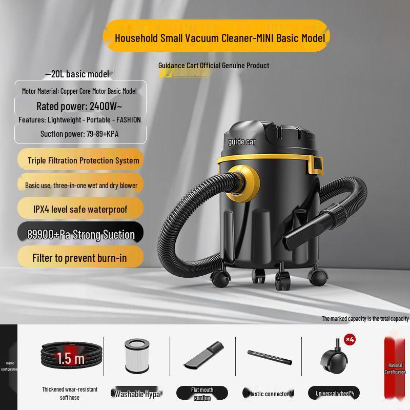 Powerful Dual-Use Wet/Dry Vacuum Cleaner for Home & Industrial Cleaning