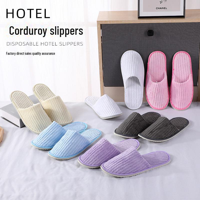 Disposable Non-Slip Slippers for Hotels, Homestays, and Spas