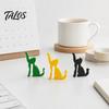 Decorative Desktop Hook 3D Printed Dog/Cat Hook, Compact Door Interactive Creative Toy Pet Shape Hanger Ornament for Living Room Bedroom Bathroom