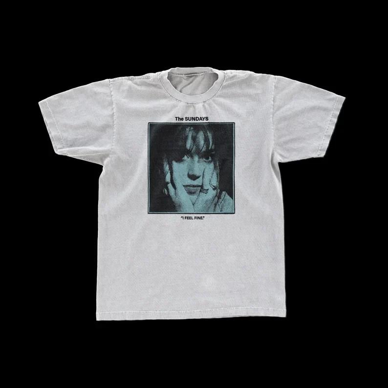 VTG THE SUNDAYS T-Shirt Tops Tees Men's Women's Tee Short Sleeve Men Women All S-4XL