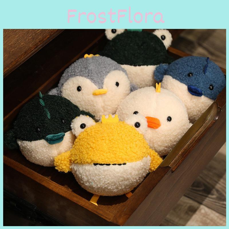 Cute Decompression Ugly Pufferfish Plush Stuffed Toy Slow Rebound Squeeze Doll Fun