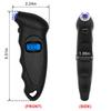 Portable Car Mini Digital Tire Gauge Mini Motorcycle Bike Tire Diagnostic Tool LCD Display Tire Pressure Tool Gauge PSI Kpa