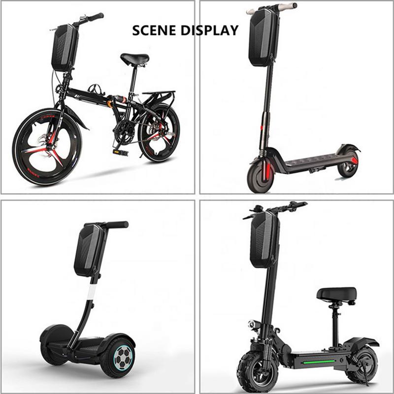 Electric Scooter Bag Cycle Handlebar Bag 4L Storage Bag Rainproof Cycling Organizer Portable Scooter Front Handlebar Bag For