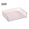 Modern Office Desktop Organizer Large Capacity Desk for Documents Files Letters A4 Paper Book Notes Mail, Compact File Sorter Clear Stackable