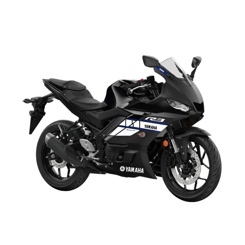

For yamaha YZF - R3 all version of modified waterproof garland flower decals sticker new print stickers червоний
