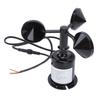 3 Cups Wind Speed Sensor Ultrasonic Sensor Weather Resistant High Accuracy Strong Pressure