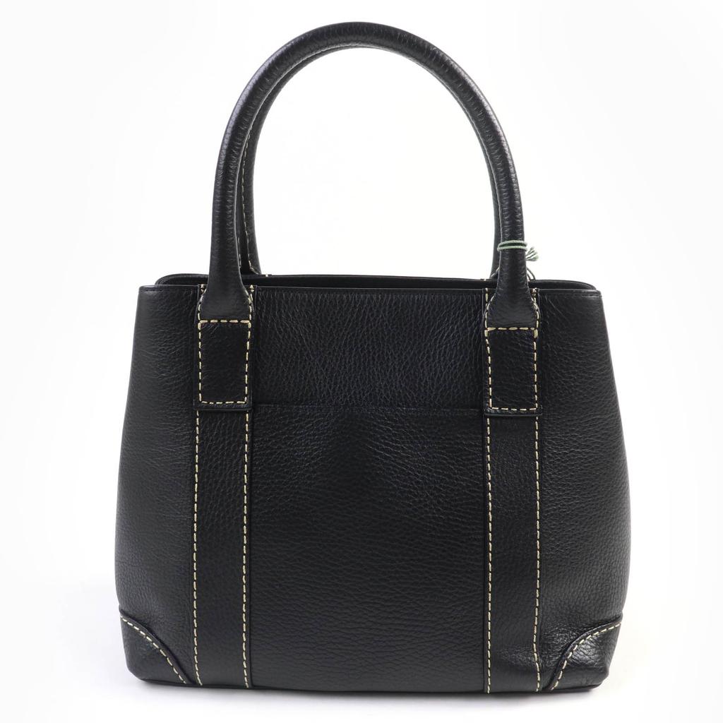 HUNTING WORLD Handbag TAIMA logo leather black leather Women Used